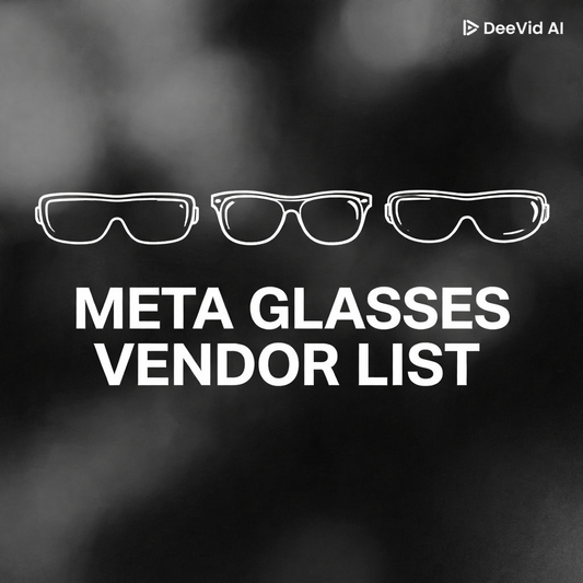Meta/Rayban Glasses Vendor List - Digital Supplier Directory