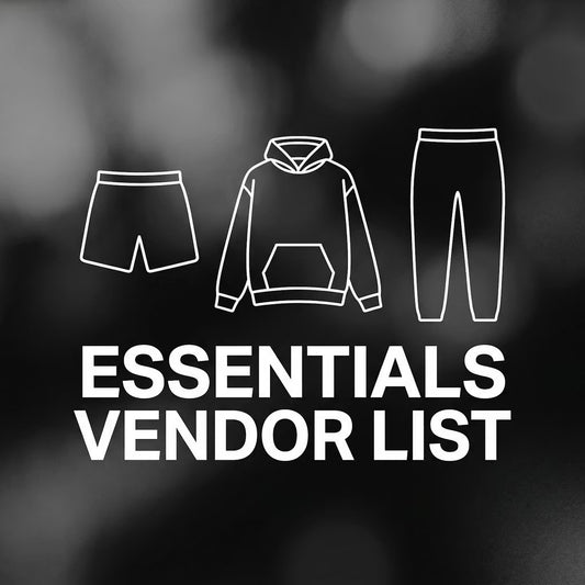 Essentials Clothing Vendor List – Digital Supplier Directory